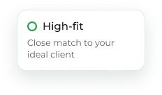 High-fit tag: close match to your ideal client